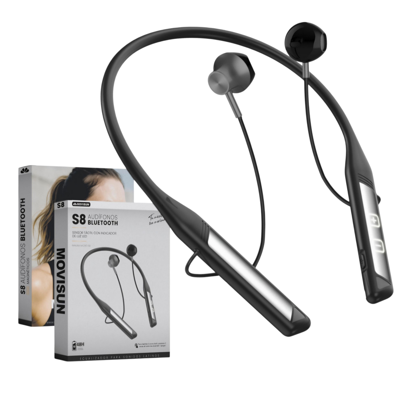 Audífonos Bluetooth S8 Movisun