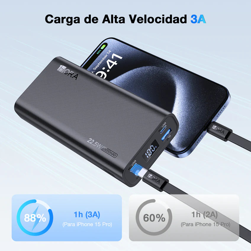 Power Bank 20. 000mAh 1Hora  GAR158