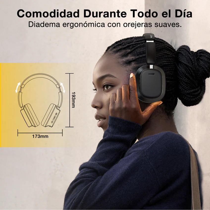 Audífonos Inalámbricos Diadema 1Hora Aut250