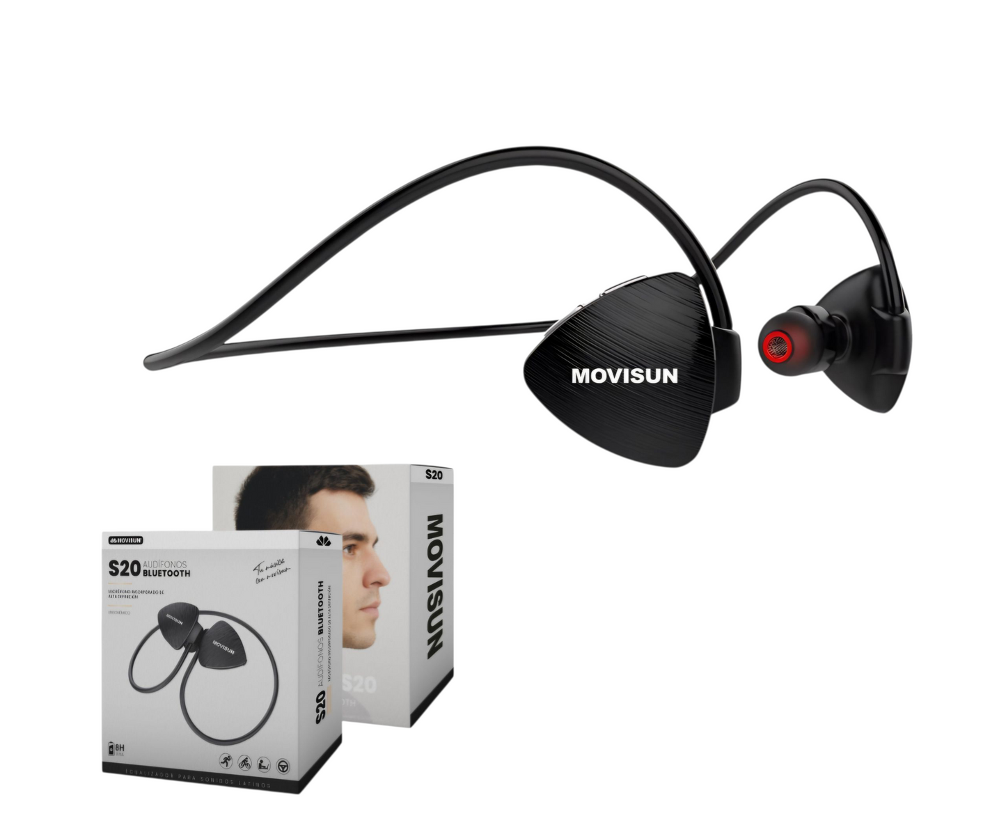Audífonos Bluetooth S20 Movisun