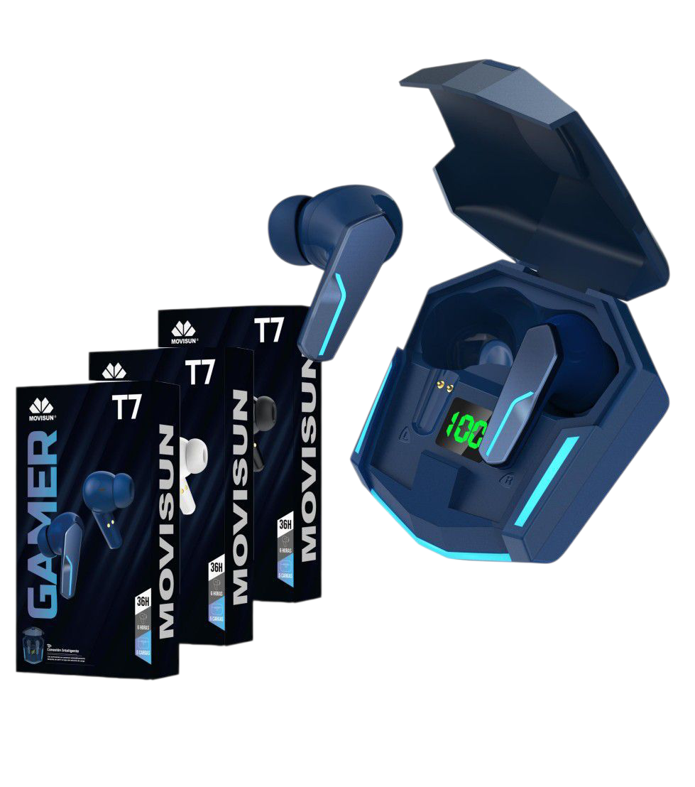 Audífonos Bluetooth Gamer T7 Movisun